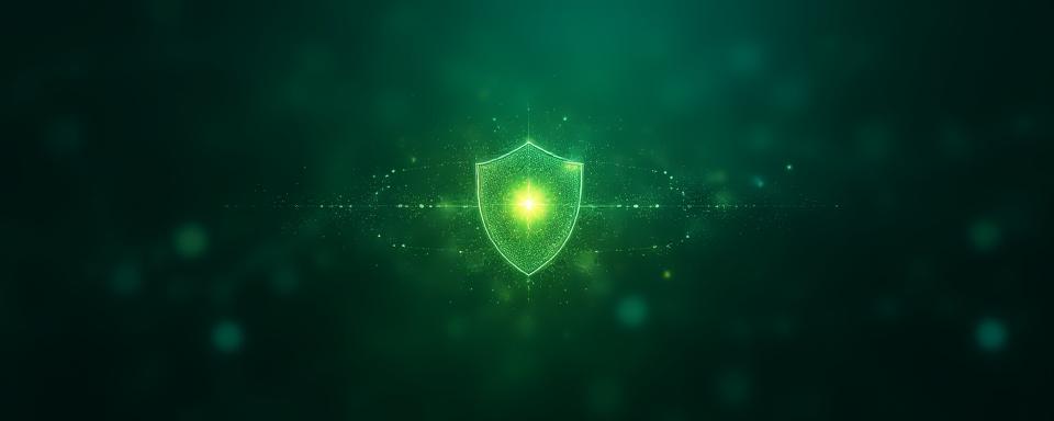 Abstract network connection symbolizing data security and privacy at Crocora